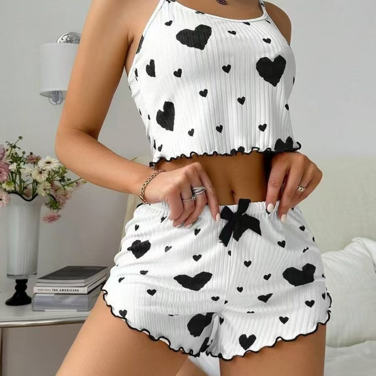 R&B | Bedrucktes Pyjama-Set
