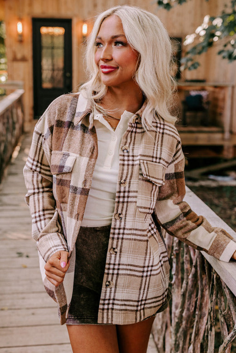 R&B | Lässiges Karierter Overshirt Zeitloses Design und Komfort Perfekt für Layering