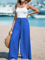 R&B | Hose mit hoher Taille und Kordelzug