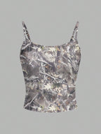 R&B | Weste mit Tube-Top-Print
