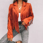 R&B | jacke Mit Fransen Für Boho-Chic Look