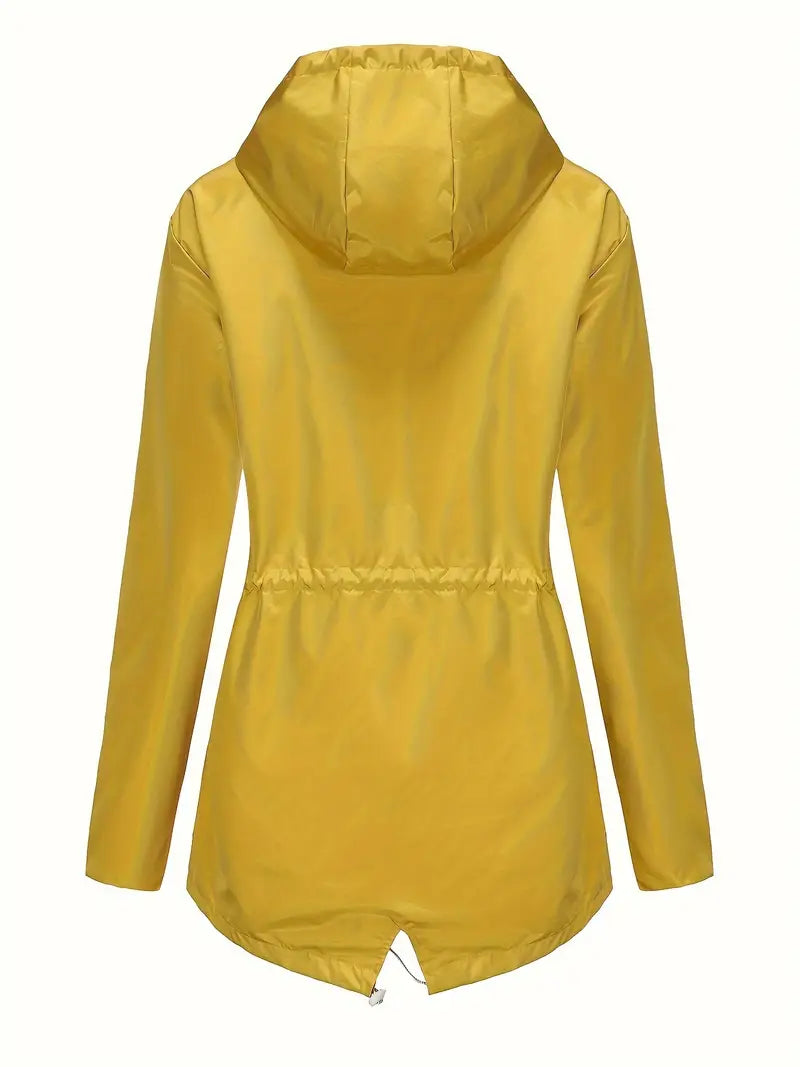 R&B | Regenjacke - Wasserdicht mit Kapuze - Verstellbare Passform - Praktische Taschen