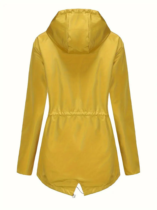 R&B | Regenjacke - Wasserdicht mit Kapuze - Verstellbare Passform - Praktische Taschen