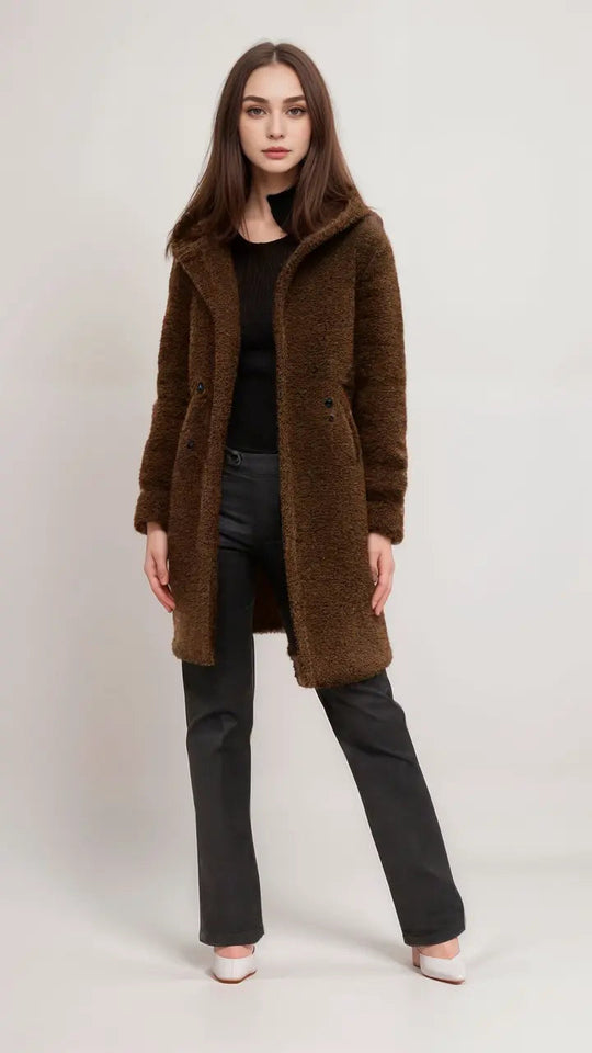R&B | Teddyjacke mit Kuscheliger Struktur