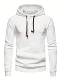 R&B | Lässiger Waffelmuster Hoodie für Männer