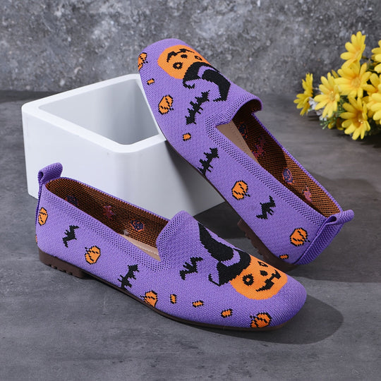 HalloweenKürbisSlipper Violett R&B