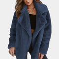 R&B | Oversize mit Offenem Kragen für Frauen Ideal für Den Herbst und Den Winter