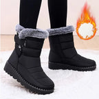 Winterstiefel aus Leder für Damen, warm & robust R&B R&B