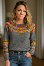 R&B | Warmer Retro - Winterpullover für Frauen