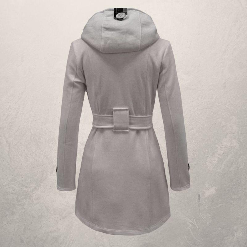 R&B | Trenchcoat - Zweireihig - Kapuze - Gürtelschnalle In Der Taille - Klassischer Schnitt