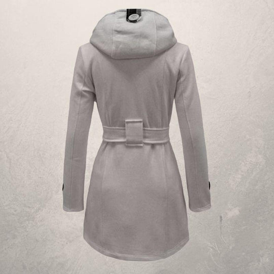 R&B | Trenchcoat - Zweireihig - Kapuze - Gürtelschnalle In Der Taille - Klassischer Schnitt