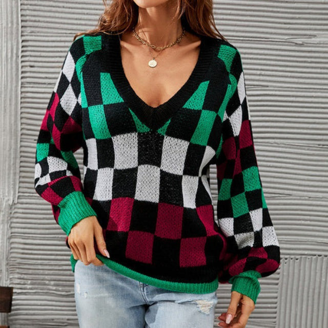 R&B | Pullover in Kontrastfarbe mit Modernem Schnitt