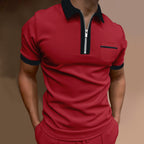R&B | Schmal geschnittenes Taschen-Poloshirt