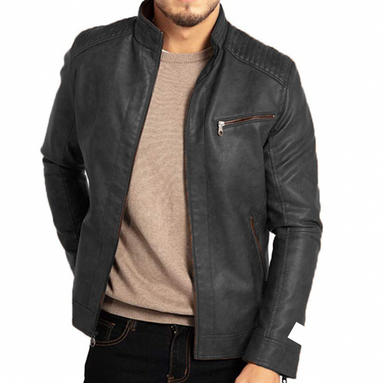 R&B | Elegante Lederjacke für Männer