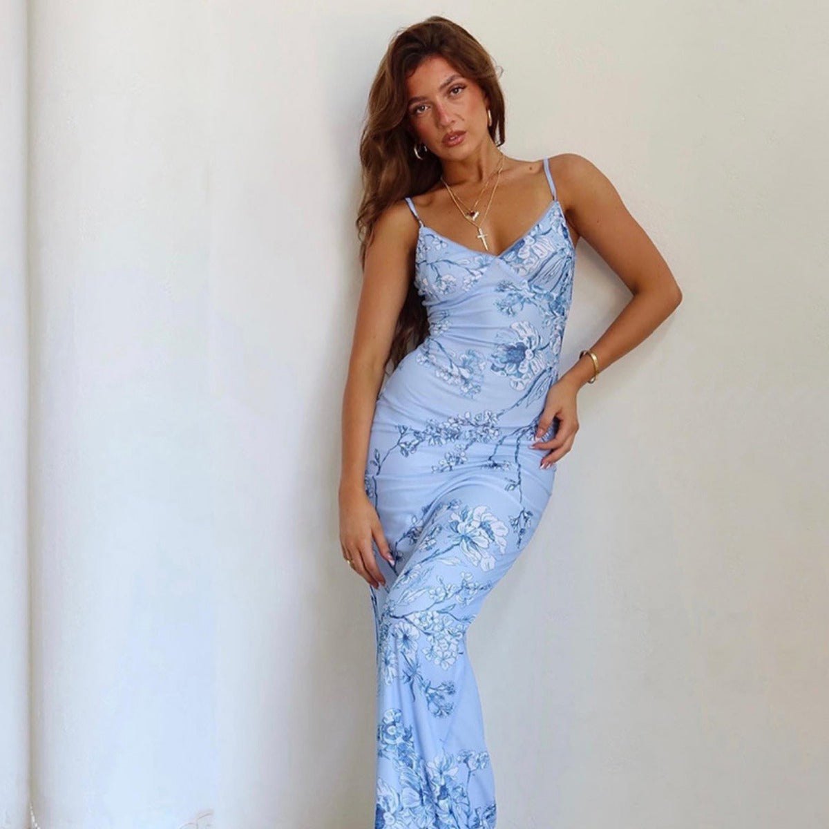 R&B | Bedrucktes Strapskleid