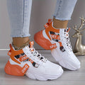 Bequeme, rutschfeste Knöchelsneaker mit Schnürsenkeln R&B