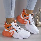 Bequeme, rutschfeste Knöchelsneaker mit Schnürsenkeln R&B