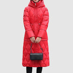 R&B | Damen gepolsterte Kapuzen Winterjacke