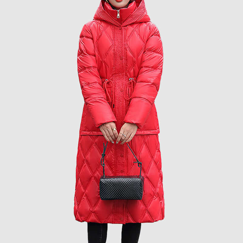 R&B | Damen gepolsterte Kapuzen Winterjacke