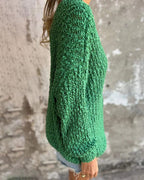 R&B | Strukturierter Häkelpullover mit Langen Ärmeln