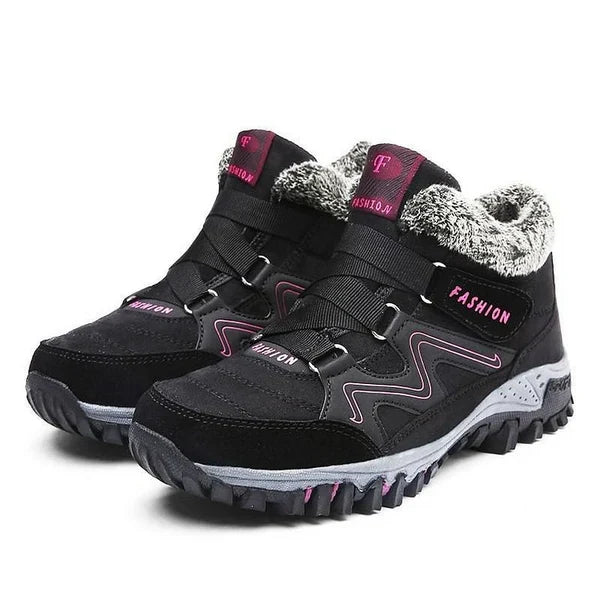 R&B | Damen Winter Villi Leder Plattform Stiefel