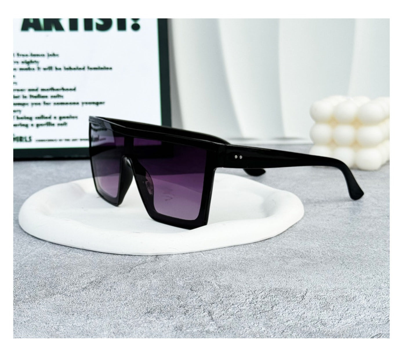 R&B | Punk-Sonnenschutz einteilige Sonnenbrille