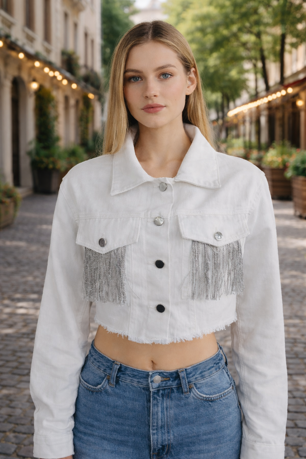 R&B | Zerrissene Jeansjacke