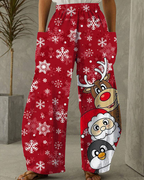 R&B | Weihnachtsdruck Freizeit Hose