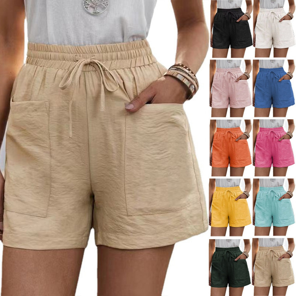 R&B | Lässige Shorts aus Leinen