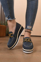 Orthopädische Slipper mit dicker Sohle und Ketten R&B R&B