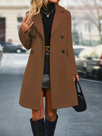 R&B | Damen Doppelreihiger Trenchcoat