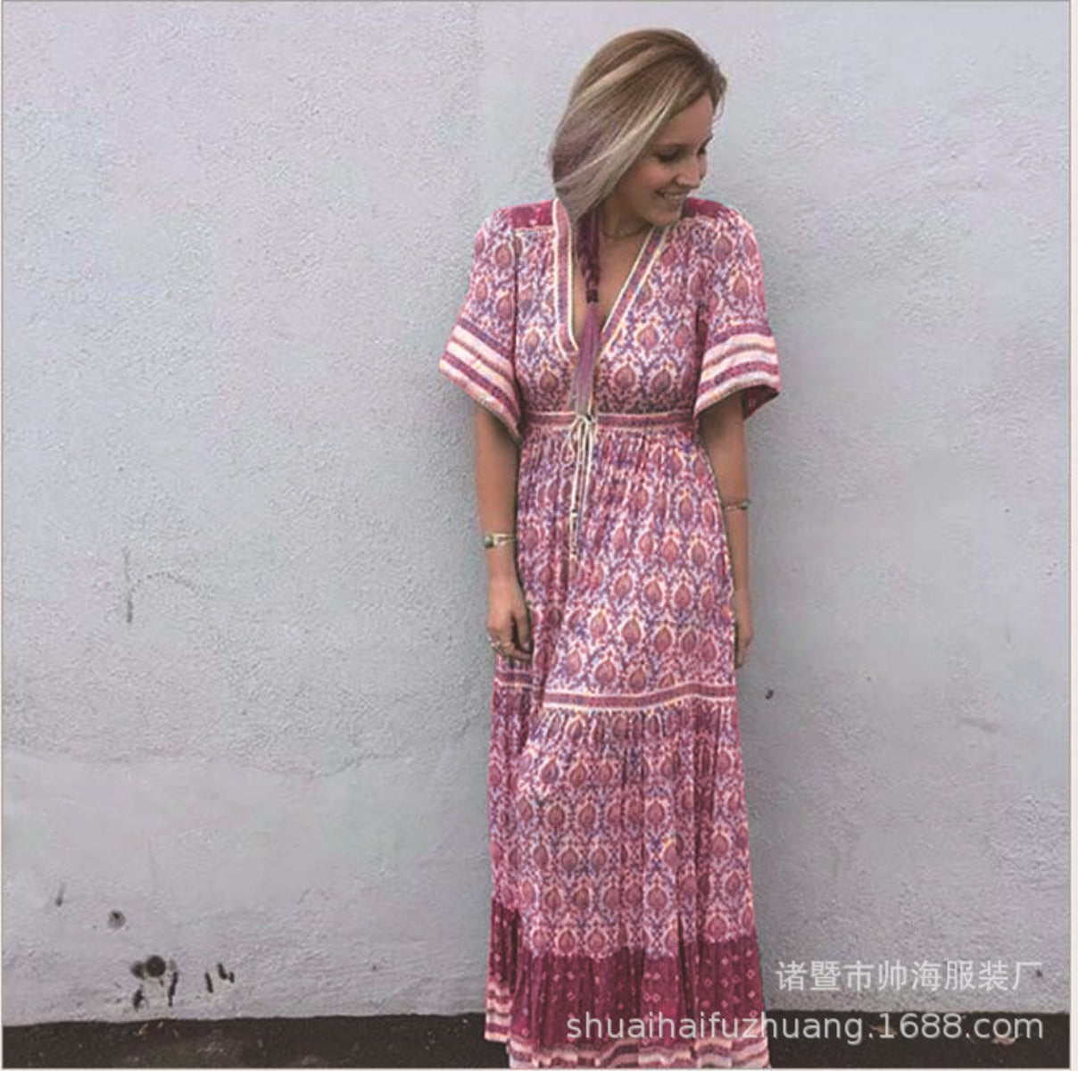 R&B | Kleid mit böhmischem Print