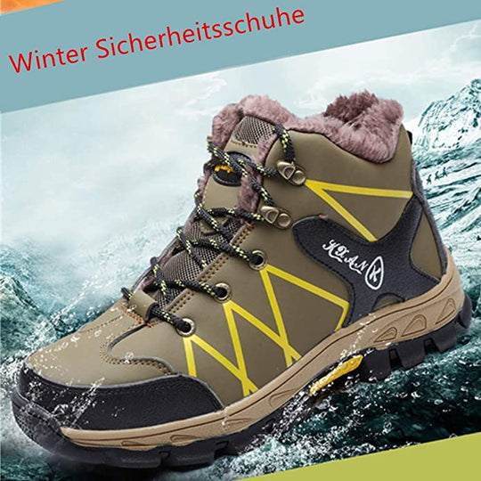 Anti-Smashing und Anti-Pannen Winter plus Samt Anti-Kälte  und Warm Sicherheitsschuhe R&B