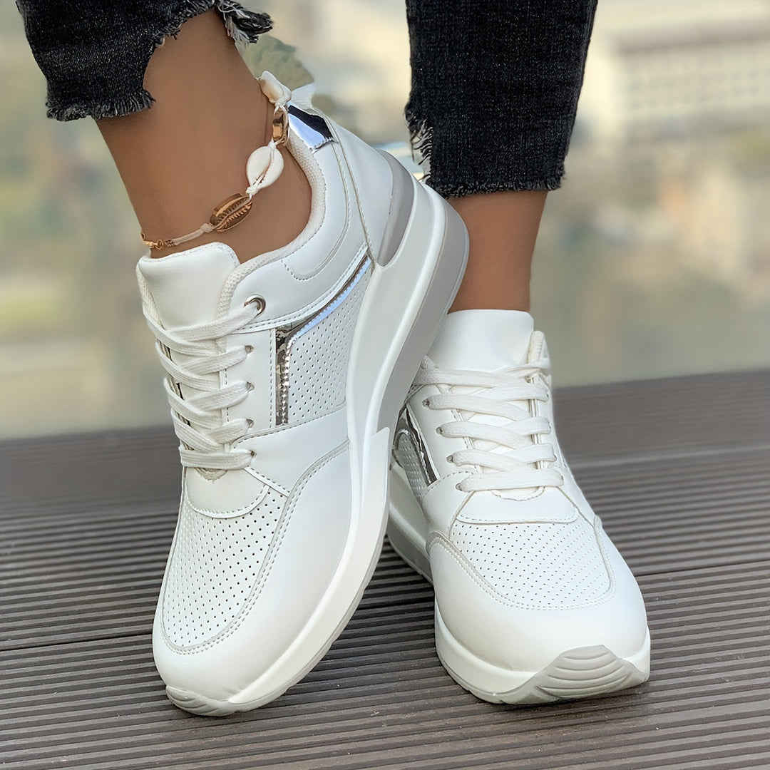 R&B | Einfarbige Sneaker Für Damen Ideal Für Den Alltag