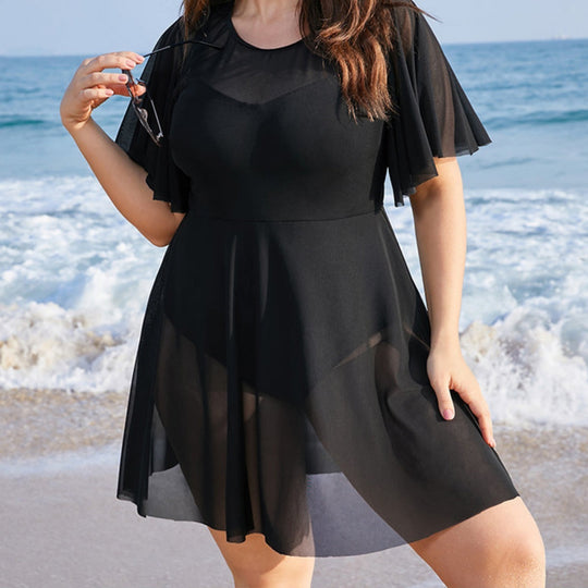 R&B | Plus Size Boxershorts einteiliger Badeanzug
