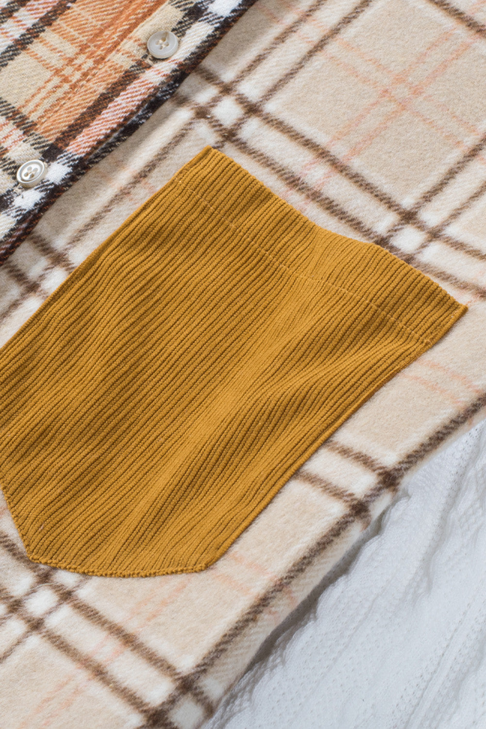 R&B | Gitterhemde mit Patchwork-details Baumwollmischung Perfekt für Layering