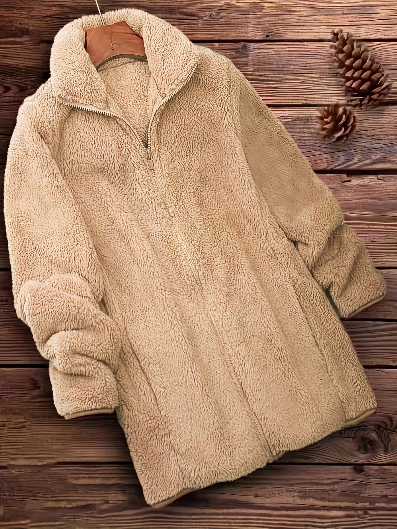 R&B | Plüschjacke Polyester Weich und Warm
