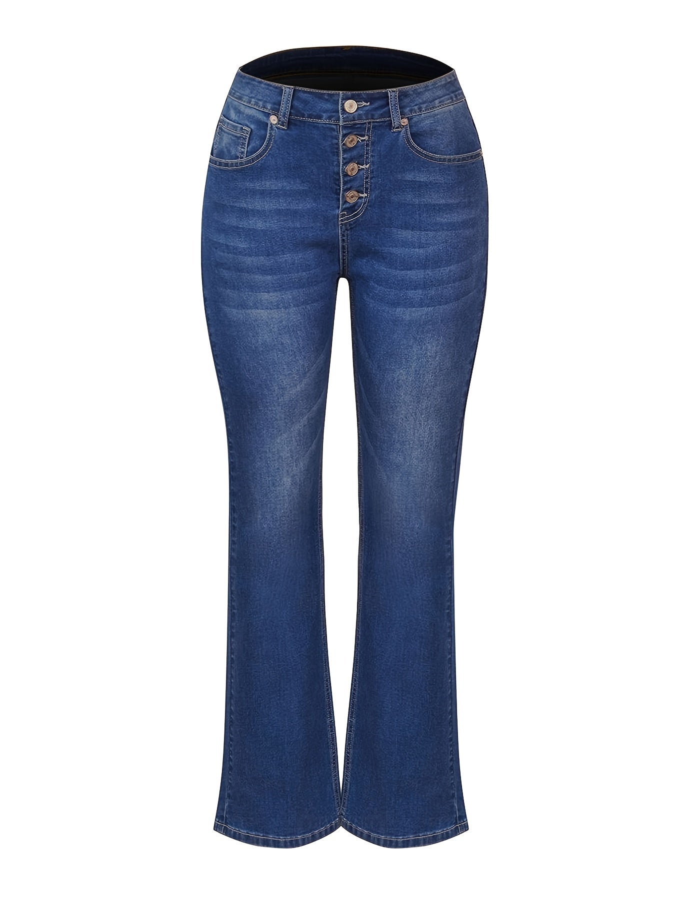 R&B | Geprägte Schrittknopf Hosen Röcke Denim Hosen