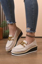 Orthopädische Slipper mit dicker Sohle und Ketten R&B R&B