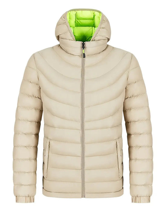 R&B | Herrenjacke mit Geradem Kragen Gefüttert für Herbst und Winter