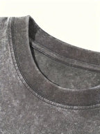 R&B | Baumwoll-T-Shirt mit Rundhalsausschnitt