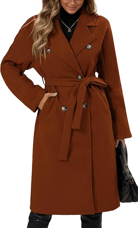 R&B | Klassischer Damen Trenchcoat Mit Doppelknopfverschluss