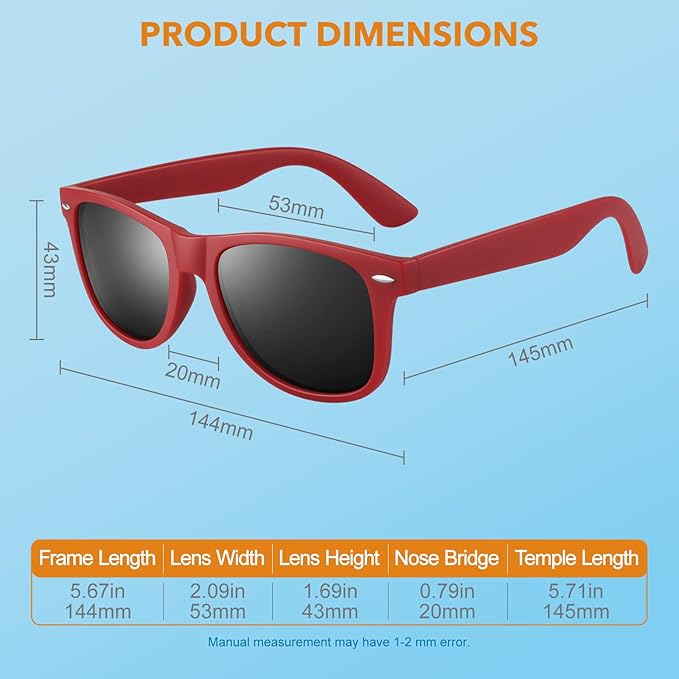 R&B | 80Er Retro Polarisierte Sonnenbrille