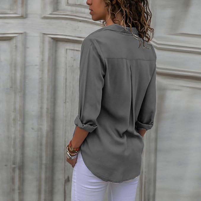 R&B | Elegante Chiffonbluse für Frauen