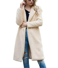 R&B | lange Teddyjack Damen - warmer Winter Oversized Mantel