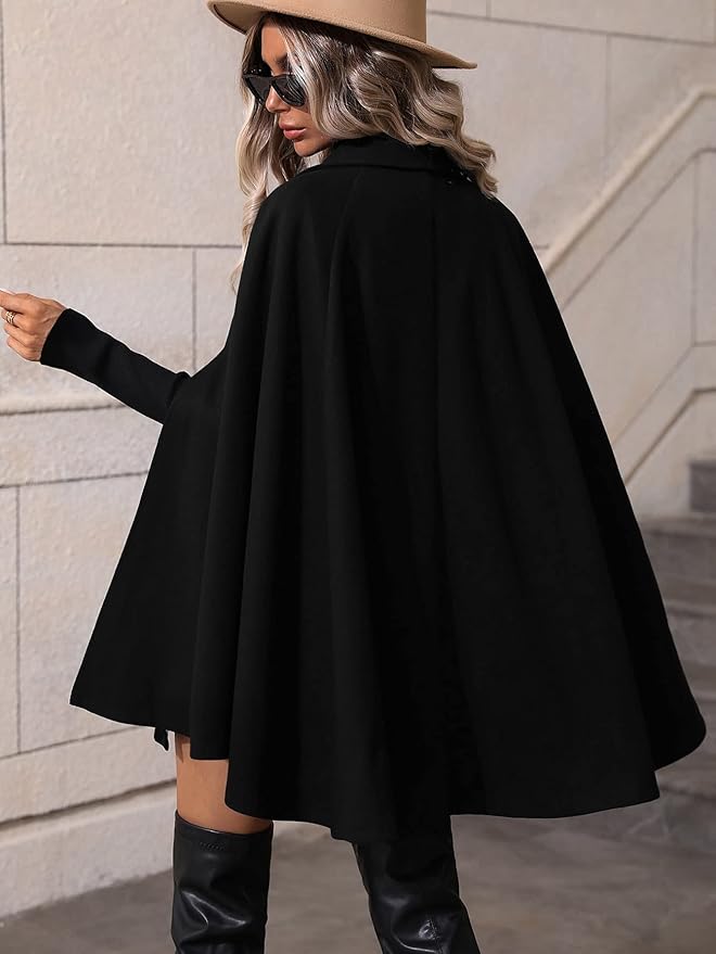 R&B | Stilvolle Cape Jacke Damen