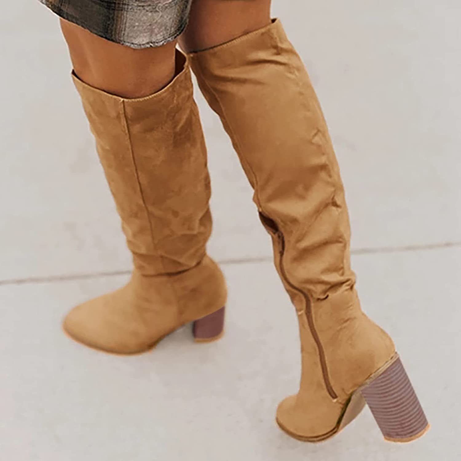 EB - Hochwertige Stiefel aus weichem mit Absatz