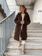 R&B | Eleganter Plüsch-Trenchcoat