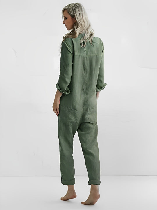 R&B | Smaragdgrüne Eleganz Jumpsuit