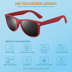 R&B | 80Er Retro Polarisierte Sonnenbrille